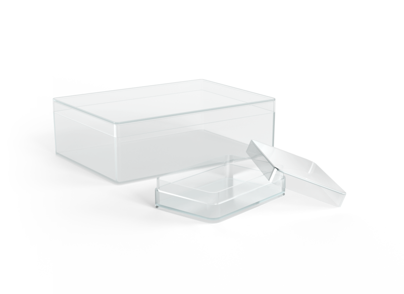 manufacturer and supplier of rectangular plastic containers and hinged boxes