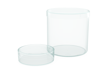 manufacturer and supplier of round plastic containers with push on lids