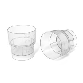 Maatbekers 50 ml Kunststof Maatbeker | Fabrikant H&K Müller