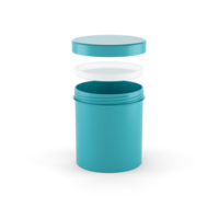 screw top container with sealing insert