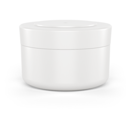 Plastique pots cosmétiques 