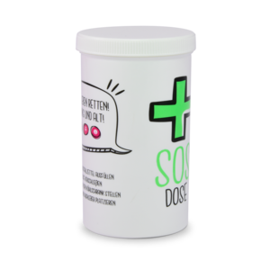 Notfalldose mit individuellem Siebdruck