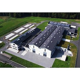 New built production plastic injection moulding factory New production plant of H&K Müller plastic injection moulding manufacturer in 2009