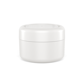 single wall plastic cosmetic jar 